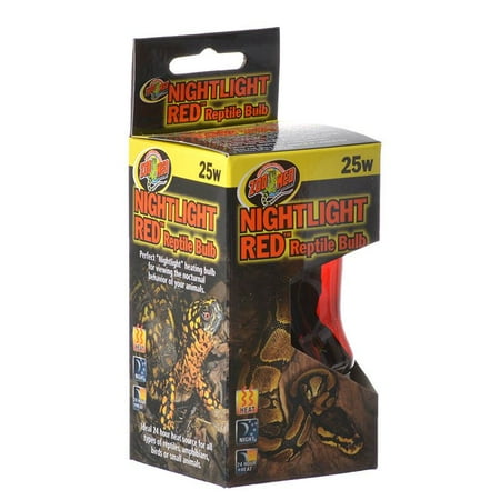 Zoo Med Nightlight Red Reptile Bulb 25 Watts