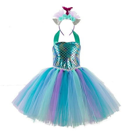 Kukoosong Toddler Baby Girls Dress Summer Girls Sling Tie Neck Mermaid Show Dress Skirt + Hair Band Green 10-12 Years
Kukoosong Toddler Baby Girls Dress Summer Girls Sling Tie Neck Mermaid Show Dress Skirt + Hair Band Green 10-12 Years