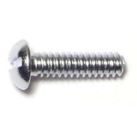 #6-32 x 1/2 Slotted Round Head Machine Screws MSRC-090 (60 pcs.)