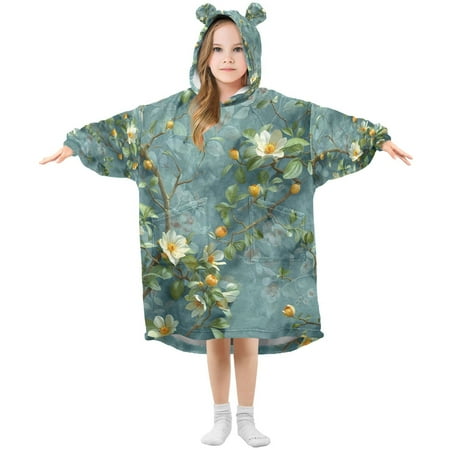 joogoo Wearable Blanket Hoodie for Kids Birds and Beautiful Floral Flannel Oversized Sweatshirt 3-14 Years M
joogoo Wearable Blanket Hoodie for Kids Birds and Beautiful Floral Flannel Oversized Sweatshirt 3-14 Years M