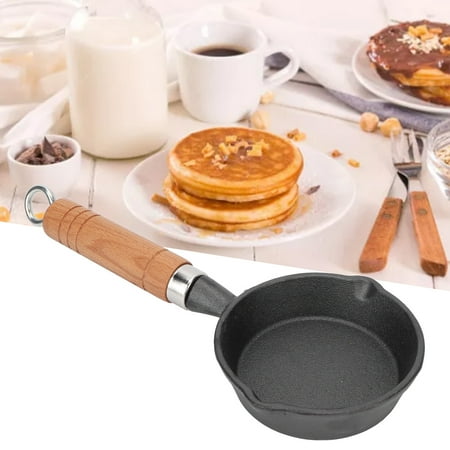 LHCER Frying Pan 10CM Casting Iron Pan with Wood Handle Egg Frying Pan Mini Flat Bottomed Pancake Pan Kitchen Utensils Kitchen Pancake Pan
LHCER Frying Pan 10CM Casting Iron Pan with Wood Handle Egg Frying Pan Mini Flat Bottomed Pancake Pan Kitchen Utensils Kitchen Pancake Pan