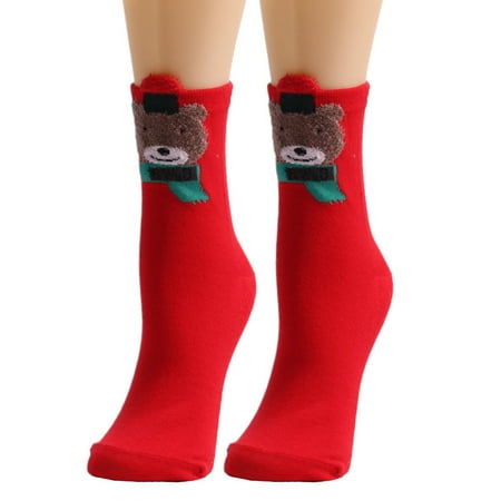 BYDOT Women Winter Christmas Funny Cartoon Crew Socks Novelty Multicolor Santa Claus Elk Bear Pattern Holiday Mid Tube Hosiery
BYDOT Women Winter Christmas Funny Cartoon Crew Socks Novelty Multicolor Santa Claus Elk Bear Pattern Holiday Mid Tube Hosiery
