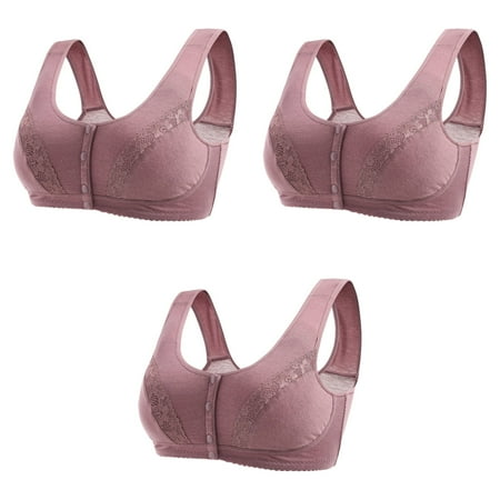 Meichang Women s Lace Bras No Wire Lift T-shirt Bras Seamless Comfortable Bralettes Stretch Breathable Full Figure Bra Sets 3 Pack Front Closure
Meichang Women s Lace Bras No Wire Lift T-shirt Bras Seamless Comfortable Bralettes Stretch Breathable Full Figure Bra Sets 3 Pack Front Closure