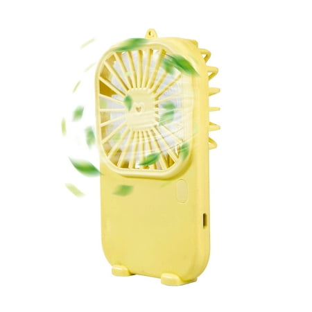 Handheld Fan Mini Fan Powerful Small Personal Portable Fan Speed Adjustable USB Rechargeable Eyelash Fan 7-Blade Design for Home Outdoor Activities Travel(yellow)
Handheld Fan Mini Fan Powerful Small Personal Portable Fan Speed Adjustable USB Rechargeable Eyelash Fan 7-Blade Design for Home Outdoor Activities Travel(yellow)