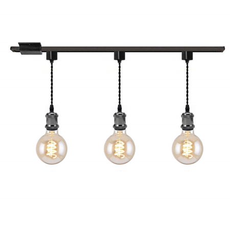 FSLiving 3-Lights H System Track Mini Pendant Pearl Black Finish Lamp Holder Fitting Track Light Kit Rose Pendant Braided Fabric Flex Cord Length 11.81 in TB0123-30CM
FSLiving 3-Lights H System Track Mini Pendant Pearl Black Finish Lamp Holder Fitting Track Light Kit Rose Pendant Braided Fabric Flex Cord Length 11.81 in TB0123-30CM