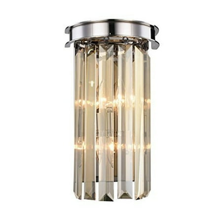 Elitco Lighting Sydney 2 light Polished nickel Wall Sconce Golden Teak (Smoky) Royal Cut Crystal
Elitco Lighting Sydney 2 light Polished nickel Wall Sconce Golden Teak (Smoky) Royal Cut Crystal