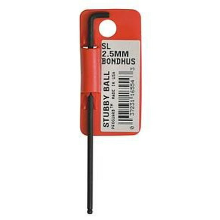 BONDHUS CORPORATION 2.5MM STUBBY BALLDRIVER L WRENCH