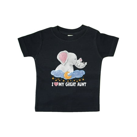 Inktastic I Love My Great Aunt Cute Elephants with Moon and Stars Gift Baby Boy or Baby Girl T-Shirt
Inktastic I Love My Great Aunt Cute Elephants with Moon and Stars Gift Baby Boy or Baby Girl T-Shirt
