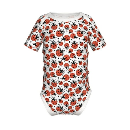 Junzan Red Ladybugs Print Short-Sleeve Baby Climbing Clothes Bodysuits for Infant One-Piece for Baby Boys & Girls Baby Clothes Baby Romper with Snap Closure-3 Months
Junzan Red Ladybugs Print Short-Sleeve Baby Climbing Clothes Bodysuits for Infant One-Piece for Baby Boys & Girls Baby Clothes Baby Romper with Snap Closure-3 Months