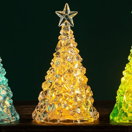 Christmas Decoration Mini Luminous Christmas Tree Transparent Crystal Night Light Desktop Decoration Prop Gifts Clearance
Christmas Decoration Mini Luminous Christmas Tree Transparent Crystal Night Light Desktop Decoration Prop Gifts Clearance