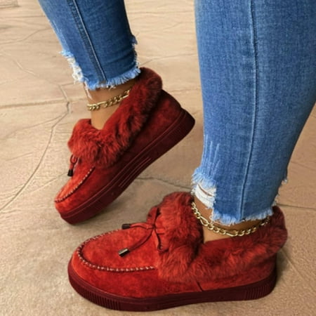 Womens Boots Round Head Thick Sole Orthopedic Arch-Support Wool Thick Warm Cotton Shoes Women s Winter Snow Boots (Red 8)
Womens Boots Round Head Thick Sole Orthopedic Arch-Support Wool Thick Warm Cotton Shoes Women s Winter Snow Boots (Red 8)