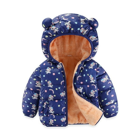 GYRATEDREAM Infant Baby Winter Coat Cute Teddy Bear Hooded Padded Jacket Warm Fleece Outerwear Windproof Toddler Boys Girl Winter Clothes for 9-12M Blue
GYRATEDREAM Infant Baby Winter Coat Cute Teddy Bear Hooded Padded Jacket Warm Fleece Outerwear Windproof Toddler Boys Girl Winter Clothes for 9-12M Blue