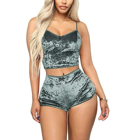 JBEELATE Women Strappy Babydoll Lingerie Satin Pajama Set Camisole with Shorts
JBEELATE Women Strappy Babydoll Lingerie Satin Pajama Set Camisole with Shorts
