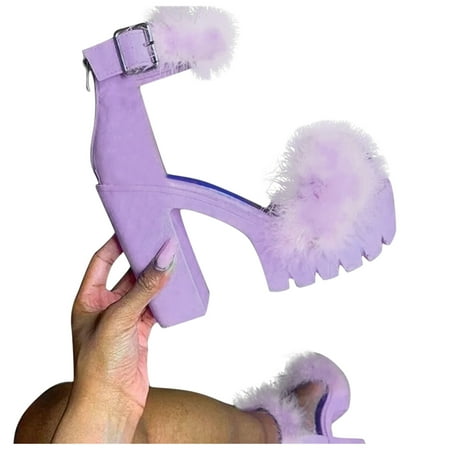 Aayomet Fashion Women s Heels Toe Shoes Sandals High Platforms Open Casual Heels Comfortable High Heels for Women Wide Width Purple 8
Aayomet Fashion Women s Heels Toe Shoes Sandals High Platforms Open Casual Heels Comfortable High Heels for Women Wide Width Purple 8