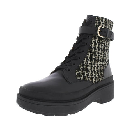 Kate Spade New York Womens WINONA Lug Sole Leather Combat & Lace-up Boots