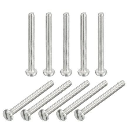 304 Stainless Steel Machine Screws 10 Pack M4x40mm Slotted Drive Pan Head Screw Bolts
304 Stainless Steel Machine Screws 10 Pack M4x40mm Slotted Drive Pan Head Screw Bolts