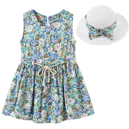 RPVATI Toddler Baby Child Children Kids Clothes Floral Drawstring Short Sleeve Dress Sun Hat 2 Pieces Summer Clothes
RPVATI Toddler Baby Child Children Kids Clothes Floral Drawstring Short Sleeve Dress Sun Hat 2 Pieces Summer Clothes