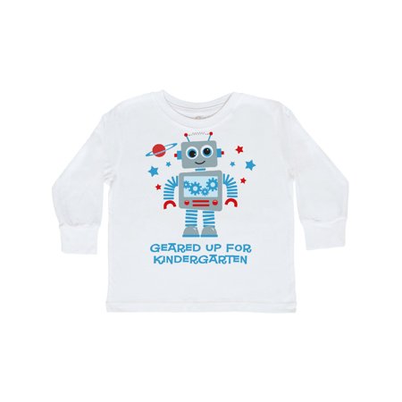 Inktastic Robot Geared Up Kindergarten Gift Toddler Boy or Toddler Girl Long Sleeve T-Shirt
Inktastic Robot Geared Up Kindergarten Gift Toddler Boy or Toddler Girl Long Sleeve T-Shirt