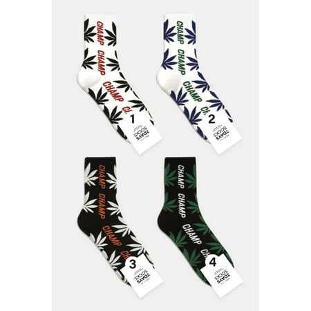 Men s Crew Champ Hemp Socks - 4 Pair Set