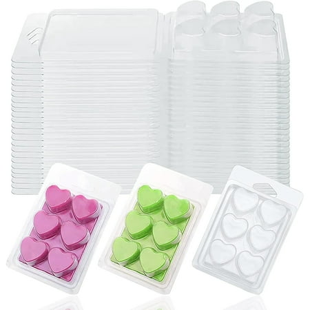 30 Packs Wax Clamshells Molds Wax Clamshells Wax Love Heart Tray Containers for Wickless Wax Candles
30 Packs Wax Clamshells Molds Wax Clamshells Wax Love Heart Tray Containers for Wickless Wax Candles