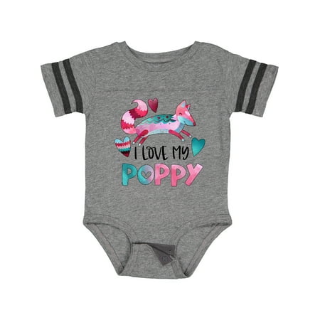 Inktastic I Love My Poppy Pink and Blue Fox with Hearts Gift Baby Boy or Baby Girl Bodysuit
Inktastic I Love My Poppy Pink and Blue Fox with Hearts Gift Baby Boy or Baby Girl Bodysuit