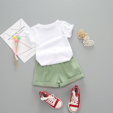 Hunpta Kids Toddler Tops + Shorts Outfits Girl Letter Print Watermelon Baby Clothes Set Girls Outfits&Set
Hunpta Kids Toddler Tops + Shorts Outfits Girl Letter Print Watermelon Baby Clothes Set Girls Outfits&Set