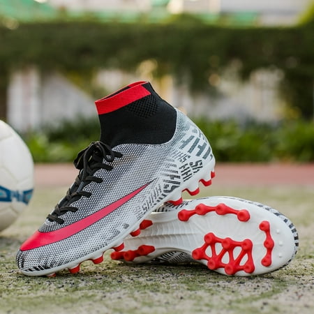 Boys High Top MG Soccer Cleats Comfortable Breathable Lace-up Non-slip Training Shoes For Professional Outdoor Sports Football Shoes
Boys High Top MG Soccer Cleats Comfortable Breathable Lace-up Non-slip Training Shoes For Professional Outdoor Sports Football Shoes