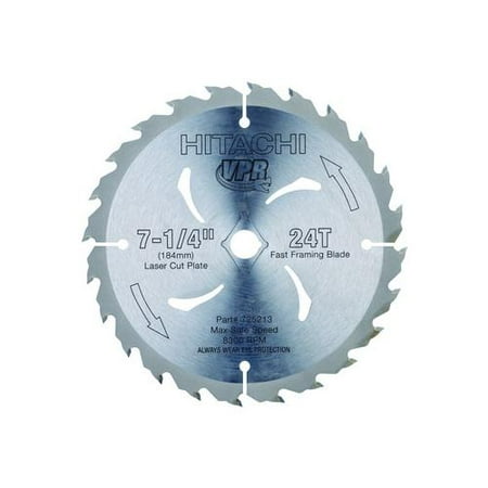 Hitachi 725213B50 7-1\/4 in. 24 Tooth Tungsten Carbide Tipped ATB Framing and Ripping Circular Saw Blade 50-Pack