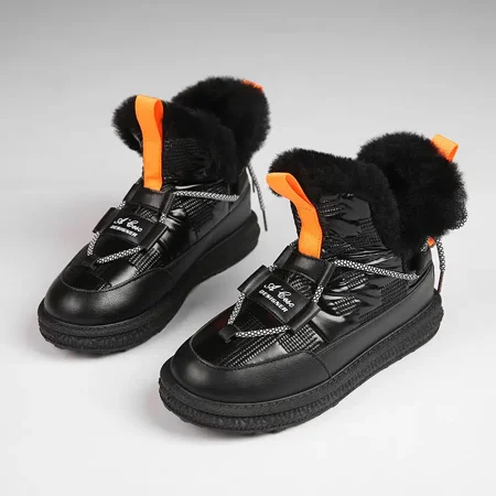 Thickening Fleece Thermal Snow Boots Round Toe Anti-slip Winter Ankle Boots Women‘s Footwear
Thickening Fleece Thermal Snow Boots Round Toe Anti-slip Winter Ankle Boots Women‘s Footwear