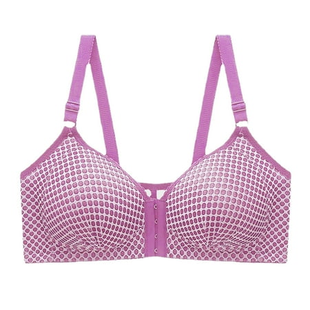 Womens Bra Comfortable Gathering Front Buckle Without Steel Ring Plus Size Thin Cute Elegant Sports Underwear For Women
Womens Bra Comfortable Gathering Front Buckle Without Steel Ring Plus Size Thin Cute Elegant Sports Underwear For Women