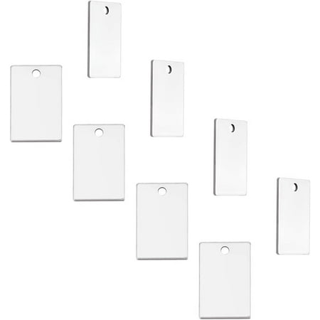 30pcs Rectangle Shape Stainless Steel Charms Stamping Blank Tag Pendants 30x20x1mm Blank Rectangle Dog Pet Tags for Pet Luggage Shop Door and Pendant Making Hole 3mm
30pcs Rectangle Shape Stainless Steel Charms Stamping Blank Tag Pendants 30x20x1mm Blank Rectangle Dog Pet Tags for Pet Luggage Shop Door and Pendant Making Hole 3mm
