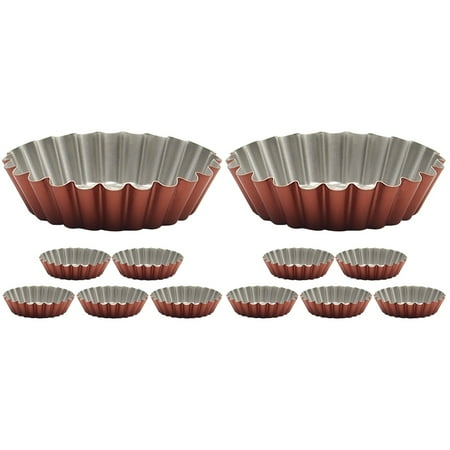 BESTONZON 12 Pcs Egg Tart Molds Mini Pie Pans Nonstick Egg Tart Making Molds Baking Tart Molds Baking Molds
BESTONZON 12 Pcs Egg Tart Molds Mini Pie Pans Nonstick Egg Tart Making Molds Baking Tart Molds Baking Molds