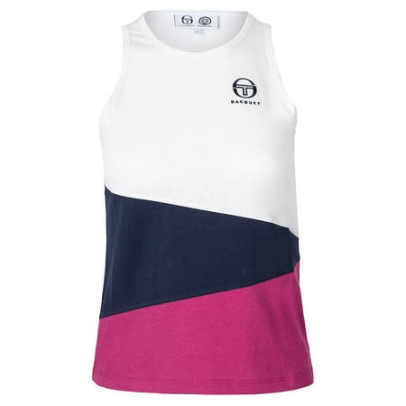 

Sergio Tacchini Women`s Racquet Tennis Tank White ( SMALL )