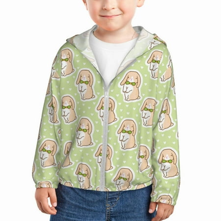 Gaeub Rabbit With Tie Print Athletic Sun Protection Hoodie for Kids Long Sleeve Outdoor UV Shirt Running Fishing Top for Boys Girls-3 Years
Gaeub Rabbit With Tie Print Athletic Sun Protection Hoodie for Kids Long Sleeve Outdoor UV Shirt Running Fishing Top for Boys Girls-3 Years