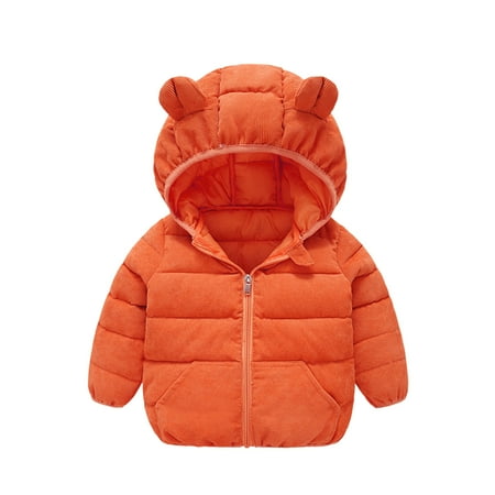 EHTMSAK Children Boy Girl Hooded Ears Jackets Toddler Baby Fleece Long Sleeve Outerwear Fall Winter Zip Up Coat Orange 1Y-5Y 100
EHTMSAK Children Boy Girl Hooded Ears Jackets Toddler Baby Fleece Long Sleeve Outerwear Fall Winter Zip Up Coat Orange 1Y-5Y 100