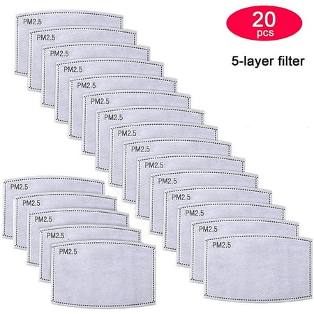 Activated Carbon Filter Refill Replacement - 5 Layers Insert Protective Parts for Air Filtration (20 Pack)
Activated Carbon Filter Refill Replacement - 5 Layers Insert Protective Parts for Air Filtration (20 Pack)