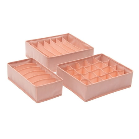 Underwear Organizer Drawer Divider 3 Set Foldable Underbed Closet Clothes Sorting Storage Box for Organizing Socks Lingerie Bras Ties Washable Large Capacity Combination Bins
Underwear Organizer Drawer Divider 3 Set Foldable Underbed Closet Clothes Sorting Storage Box for Organizing Socks Lingerie Bras Ties Washable Large Capacity Combination Bins