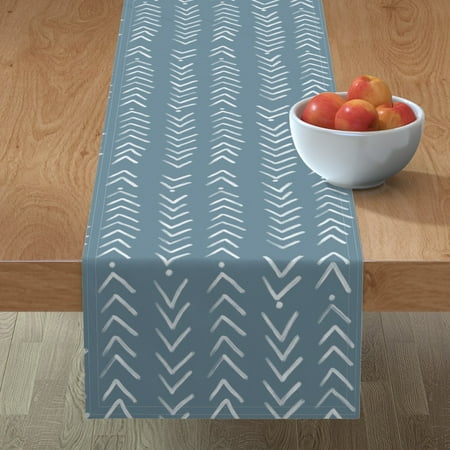 Cotton Sateen Table Runner 72 - Chevrons Dots Boho Simple Geometric Blue Grey White Bohemian Tribal Print Custom Table Linens by Spoonflower
Cotton Sateen Table Runner 72 - Chevrons Dots Boho Simple Geometric Blue Grey White Bohemian Tribal Print Custom Table Linens by Spoonflower