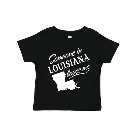 Inktastic Someone in Louisiana Loves Me Gift Toddler Boy or Toddler Girl T-Shirt