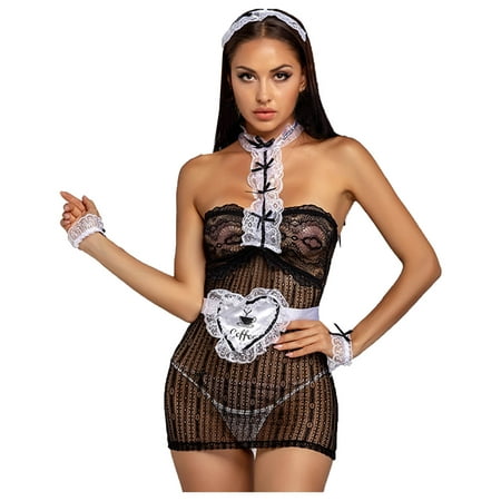 Women Babydoll Lingerie Leather Bodysuit Mesh Patchwork Bra and Panty 2 Piece Lingerie Set Open Back Sleepwear Women Lace Lingerie Set with Garter Belts Babydoll Bodysuit Nightgown
Women Babydoll Lingerie Leather Bodysuit Mesh Patchwork Bra and Panty 2 Piece Lingerie Set Open Back Sleepwear Women Lace Lingerie Set with Garter Belts Babydoll Bodysuit Nightgown