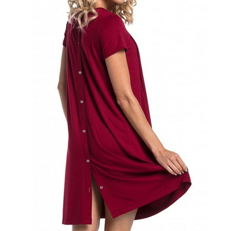 Women Maternity Dress with Side Front Open Short Sleeve Sleepwear Baby Maternity Dress Women with Side Front Open Short Sleeve Sleepwear Baby Breastfeeding Nightdress Back Buckle Design M Wine Red
Women Maternity Dress with Side Front Open Short Sleeve Sleepwear Baby Maternity Dress Women with Side Front Open Short Sleeve Sleepwear Baby Breastfeeding Nightdress Back Buckle Design M Wine Red