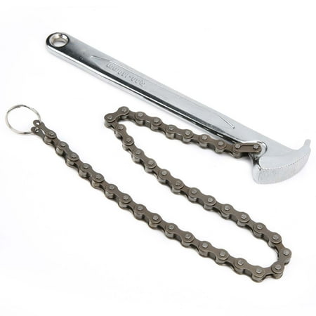 Zerodis 9in Chain Wrench Oil Fuel Filter Chain Wrench Strap Removal Tool Mechanic 156mm
Zerodis 9in Chain Wrench Oil Fuel Filter Chain Wrench Strap Removal Tool Mechanic 156mm