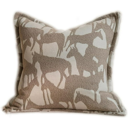 Throw Pillow Cushion Cover - Horse Embroidery Jacquard Tufting Couch Sofa Pillow Covers for Living Room Bedroom (Horse Beige 16x16 )
Throw Pillow Cushion Cover - Horse Embroidery Jacquard Tufting Couch Sofa Pillow Covers for Living Room Bedroom (Horse Beige 16x16 )