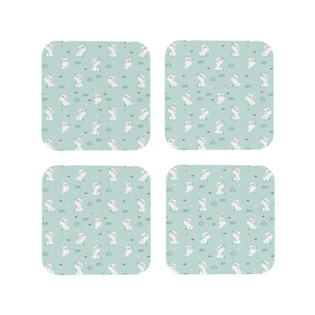 Leather Coasters with Heat-resistant for Drinks Cute Glasses Rabbit Flower Cup Coasters Cup Pad Mat for Tabletop Protection Coffee Table Office Desk and Housewarming Gift
Leather Coasters with Heat-resistant for Drinks Cute Glasses Rabbit Flower Cup Coasters Cup Pad Mat for Tabletop Protection Coffee Table Office Desk and Housewarming Gift