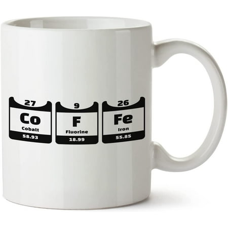 Coffee Periodic Table White Mug Novelty Mug 11 Oz Coffee Tea Funny For Women Men Ceramic White Great Gift Idea Cup
Coffee Periodic Table White Mug Novelty Mug 11 Oz Coffee Tea Funny For Women Men Ceramic White Great Gift Idea Cup