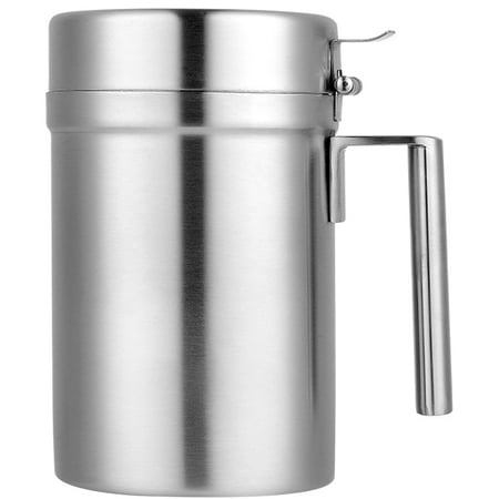 Stainless Steel Oil Dispenser Bottle Large Capacity Oil Pot Bottle Metal Oil Vinegar Cruet Sauce Container
Stainless Steel Oil Dispenser Bottle Large Capacity Oil Pot Bottle Metal Oil Vinegar Cruet Sauce Container