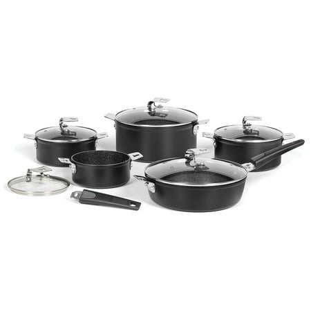 The Rock by Starfrit 12-Piece Space-Saving Set with T-Lock Detachable Handles
The Rock by Starfrit 12-Piece Space-Saving Set with T-Lock Detachable Handles