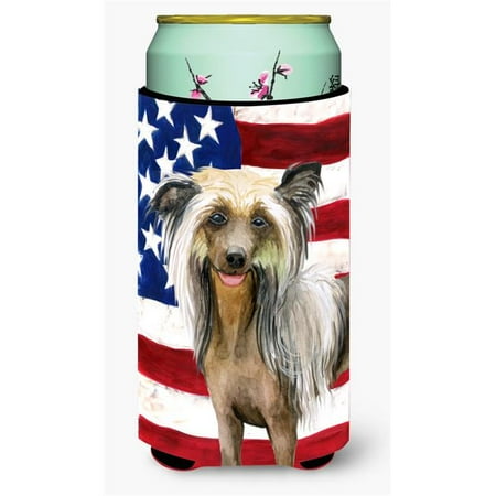 Chinese Crested Patriotic Tall Boy Beverage Insulator Hugger 
Chinese Crested Patriotic Tall Boy Beverage Insulator Hugger