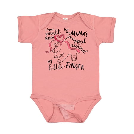 Inktastic I Have Small Hands but My Mamas Wrapped Around My Little Finger Gift Baby Boy or Baby Girl Bodysuit
Inktastic I Have Small Hands but My Mamas Wrapped Around My Little Finger Gift Baby Boy or Baby Girl Bodysuit