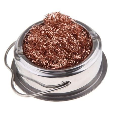 Welding Soldering Solder Iron Tip Cleaner Cleaning Steel Wire with Stand
Welding Soldering Solder Iron Tip Cleaner Cleaning Steel Wire with Stand